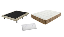 PACK Base + Colchón MISTRAL Opción Base Tapizada Master 4D 1 Almohada