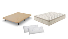 PACK Base + Colchón ELEGANT Opción Base Tapizada Master 2 Almohadas