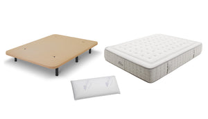 PACK Base + Colchón HILTON Opción Base Tapizada Master 3D 1 Almohada