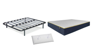 PACK Base + Colchón NUMA Opción Somier LAMA12 2 Almohadas