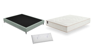 PACK Base + Colchón SIROKO Opción Soporte Fijo Tapislat 1 Almohada